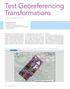 Test Georeferencing Transformations