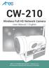 CW-210. Wireless Full HD Network Camera. User Manual English