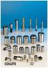 COLLETS. DESCRIPTION DIN 6388 COLLETS Form A For plain straight shank tools QUICK CHANGE TAPPING. ADAPTERS Bilz type. Positive drive adapters