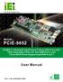 PCIE-9652 CPU Card. Page i