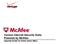 Verizon Internet Security Suite Powered by McAfee. Upgrade Guide for Home Users (Mac)