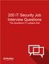 200 IT Security Job Interview Questions The Questions IT Leaders Ask