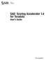 SAS Scoring Accelerator 1.4 for Teradata