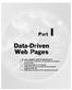 Data-Driven Web Pages