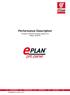 Performance Description. Contents: EPLAN Pro Panel Version 2.6 Status: 09/2016