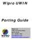 Wipro UWIN Porting Guide