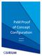 PxM Proof of Concept Configuration. June 2018 Version 3.1