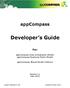 appcompass Developer s Guide For: appcompass Data Integration Studio appcompass Business Rules Studio appcompass Visual Studio Editions