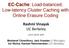 EC-Cache: Load-balanced, Low-latency Cluster Caching with Online Erasure Coding