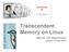 Transcendent Memory on Linux