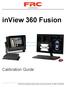 inview 360 Fusion Calibration Guide Safe Fleet September 2018 All rights reserved Document #: XE-SNB1-CAL-PM-R0A