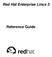 Red Hat Enterprise Linux 3. Reference Guide