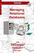 Managing Relational Databases