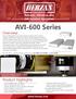 Acoustic, Vibration, and EMI Isolation Specialists. AVI-600 Series