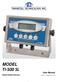 MODEL TI-500 SL. User Manual. Digital Weight Indicator