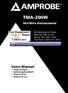 TMA-20HW. Users Manual Mode d emploi Bedienungshandbuch Manual d Uso Manual de uso. Hot-Wire Anemometer