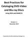 Best Practices for Cataloging DVD-Video and Blu-ray Discs