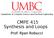 CMPE 415 Synthesis and Loops
