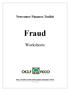 Newcomer Finances Toolkit. Fraud. Worksheets