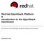 Red Hat OpenStack Platform 9 Introduction to the OpenStack Dashboard