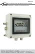 Series ISDP Intrinsically Safe Differential Pressure Transmitter. Specifications - Installation and Operating Instructions