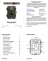 ** IMPORTANT NOTE ** INSTRUCTION MANUAL Model #: STC U732IR CAMERA OVERVIEW TABLE OF CONTENTS