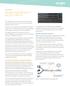 data sheet The S3500 Mobility Access Switch from Aruba Networks extends role-based user access, security and operational simplicity to wired networks.