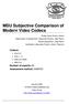 MSU Subjective Comparison of Modern Video Codecs