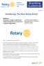 Branding Guidelines. Introducing: The New Rotary Brand. District Rotary in London UK