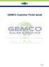 GEMCO Customer Portal Guide