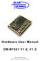 Hardware User Manual CM-BF561 V1.2, V Maximum Power at Minimum Size