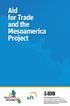 Aid for Trade and the Mesoamerica Project