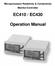 Microprocessor Resistivity & Conductivity Monitor/Controller EC410 / EC430. Operation Manual