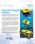 ROV REMOTELY OPERATED VEHICLES