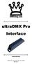 ultradmx Pro Interface