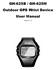 GH-625B / GH-625M Outdoor GPS Wrist Device User Manual. Version 1.2