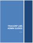 TRACORP LMS ADMIN GUIDES. User Groups