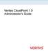 Veritas CloudPoint 1.0 Administrator's Guide