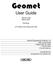 Geomet. User Guide. Version 6.66 March Covering: U/V Rotary Axis Setup and Use. Helmel Engineering Products, Inc