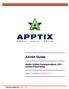 Admin Guide. Apptix Unified Communications (UC) Control Panel Setup. Apptix Live Support: