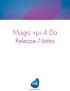 Magic xpi 4.0a Release Notes