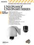 SONY SECURITY SYSTEMS MOTORIZED HIGH SPEED DOME CAMERA SYSTEM U S P E A C E S N H I