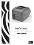 Zebra GT-Series. Desktop Thermal Printer. User Guide