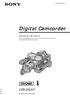 Digital Camcorder DSR-200AP. Operating Instructions (1)