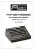 AVP Synthesizers. ADS-7 Analog Drum Synthesizer with 32 step sequencer. User Manual. 1
