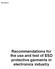 Recommendations for the use and test of ESD protective garments in electronics industry