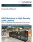 HPC Solutions in High Density Data Centers