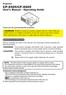 CP-X505/CP-X605. User's Manual Operating Guide. About this manual. Projector. Thank you for purchasing this projector.