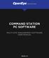 COMMAND STATION PC SOFTWARE