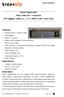 KRN-SF-SMM0310GD 10Gb/s 300m SFP+ Transceiver Hot Pluggable, Duplex LC, +3.3V, 850nm VCSEL, Multi mode
